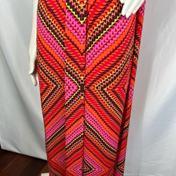 Carole Little Maxi Boho Sleeveless V Neck Summer Dress 12 - Picture 10 of 11